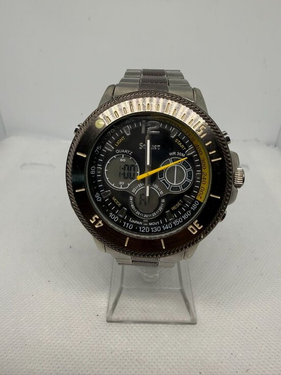 Stauer Other - Stauer 20410 Colossus Men's 44mm Hybrid Analog Digital Tachymeter Watch